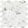 M474 Venetian Calacatta Elongated Hexagon Straight Edge Honed Countertop, Floor, Part of: Natural Stone Natural Stone Marble, Wall 