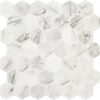 M474 Venetian Calacatta Elongated Hexagon Straight Edge Honed Countertop, Floor, Part of: Natural Stone Natural Stone Marble, Wall 