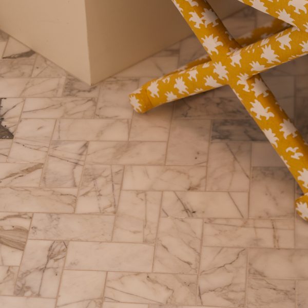 M474 Venetian Calacatta Elongated Hexagon Straight Edge Honed Countertop, Floor, Part of: Natural Stone Natural Stone Marble, Wall 