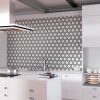 M753 Black/White Hexagon Straight Edge Polished Countertop, Floor, Part of: Natural Stone Natural Stone Marble, Wall 