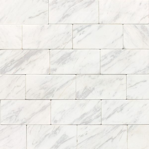 M313 Contempo White Rectangle Tumbled Countertop, Floor, Part of: Natural Stone Natural Stone Marble, Wall 