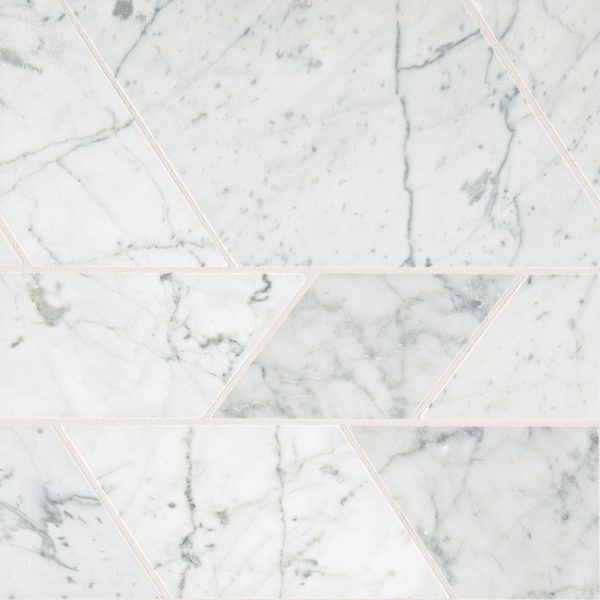 M701 Carrara White Modern Straight Edge Polished Countertop, Floor, Part of: Natural Stone Natural Stone Marble, Wall 