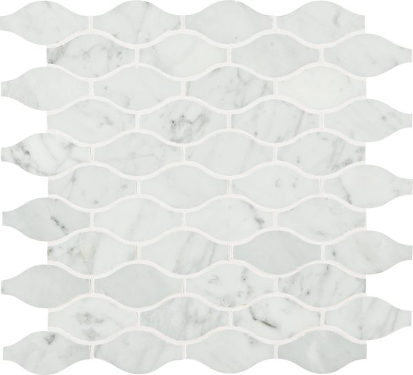 M701 Carrara White Modern Straight Edge Polished Countertop, Floor, Part of: Natural Stone Natural Stone Marble, Wall 
