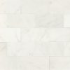 M190 First Snow Elegance Rectangle Tumbled Countertop, Floor, Part of: Natural Stone Natural Stone Marble, Wall 
