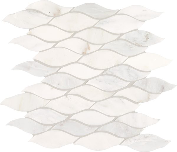 M190 First Snow Elegance Rectangle Tumbled Countertop, Floor, Part of: Natural Stone Natural Stone Marble, Wall 