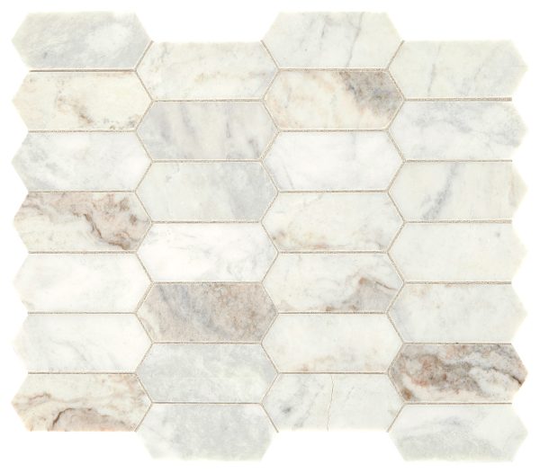 M103 Daphne White Rectangle Polished Countertop, Floor, Part of: Natural Stone Natural Stone Marble, Wall 