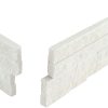 S702 Sanya White Rectangle Natural Cleft Part of: Natural Stone Natural Stone Slate, Wall 