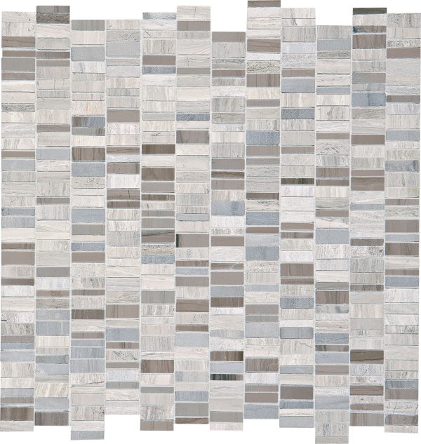 Chenille White/Silver Screen DA08 Floor, Wall 
