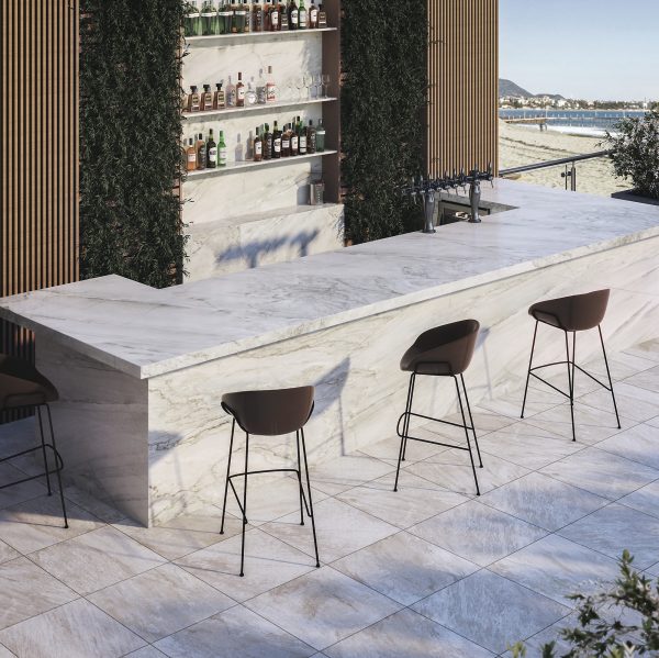 White Pearl Q771 Countertop, Part of: Natural Stone, Wall 