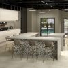 Evening Grey NQ43 Countertop, Part of: ONE Quartz Surfaces®, Wall 