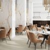 Calacatta Topaz CM82 Countertop, Floor, Part of: Panoramic Porcelain Surfaces, Wall Calacatta Topaz CM82 Countertop, Floor, Part of: Panoramic Porcelain Surfaces, Wall