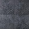 CS53 Asian Black Square Matte Countertop, Floor, Wall 