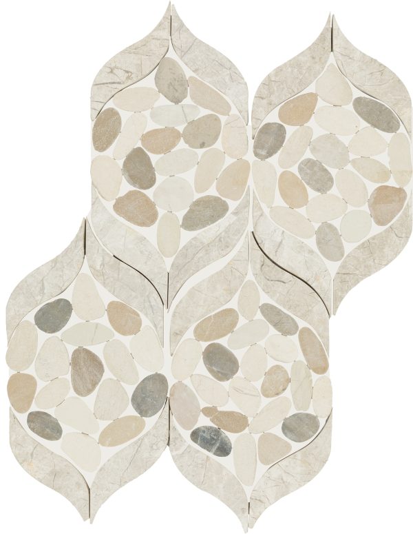PB20 Seashell Flat Pebble Tumbled Floor, Part of: Natural Stone Natural Stone Marble, Wall 