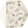 PB20 Seashell Flat Pebble Tumbled Floor, Part of: Natural Stone Natural Stone Marble, Wall 