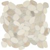 PB20 Seashell Flat Pebble Tumbled Floor, Part of: Natural Stone Natural Stone Marble, Wall 
