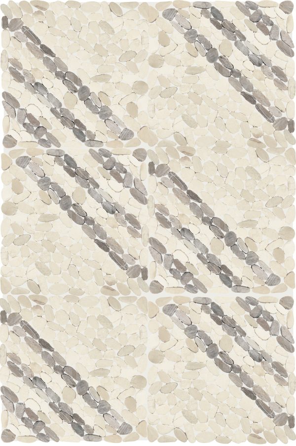 PB20 Seashell Flat Pebble Tumbled Floor, Part of: Natural Stone Natural Stone Marble, Wall 