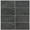 M462 Nero Marquina Framework Straight Edge Honed Floor, Part of: Natural Stone Natural Stone Marble, Wall 