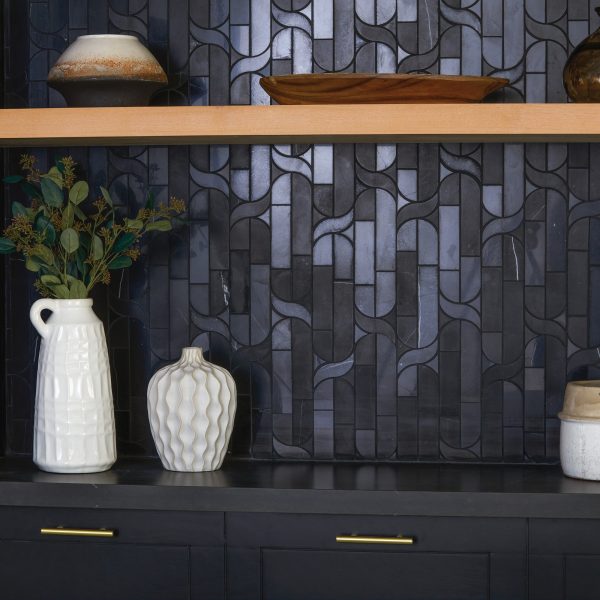 M462 Nero Marquina Framework Straight Edge Honed Floor, Part of: Natural Stone Natural Stone Marble, Wall 