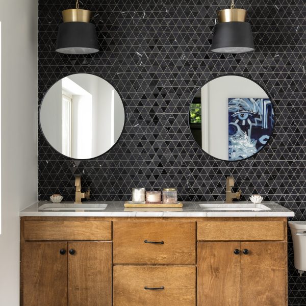 M462 Nero Marquina Framework Straight Edge Honed Floor, Part of: Natural Stone Natural Stone Marble, Wall 