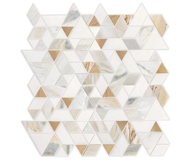 DA58 Namaste Gold Blend Spectrum Straight Edge Polished Floor, Part of: Natural Stone Natural Stone Marble, Wall 