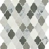 DA38 Cirrus Storm Blend Linked Ring Straight Edge Honed Floor, Part of: Natural Stone Marble, Wall 