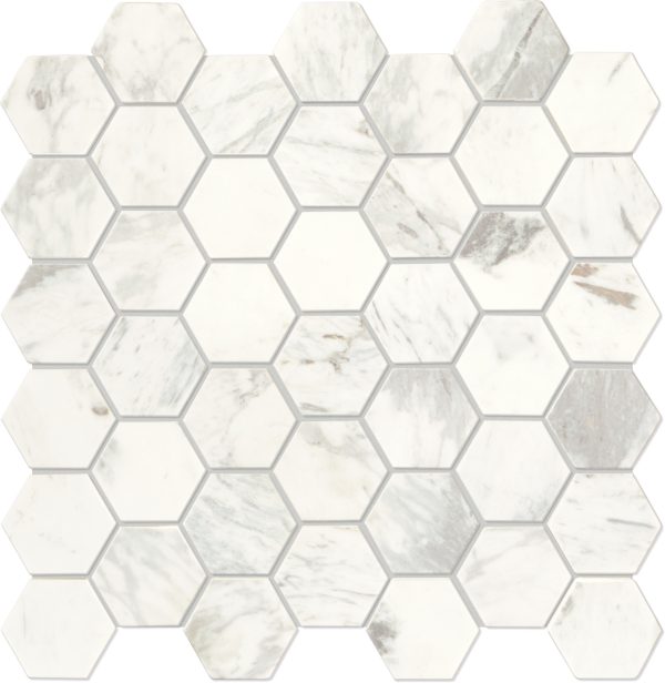 M017 Stratus White Hexagon Straight Edge Honed Floor, Part of: Natural Stone Marble, Wall M017 Stratus White Hexagon Straight Edge Honed Floor, Part of: Natural Stone Marble, Wall