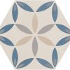 SB35 Petal Hexagon Matte Countertop, Floor, Wall SB35 Petal Hexagon Matte Countertop, Floor, Wall