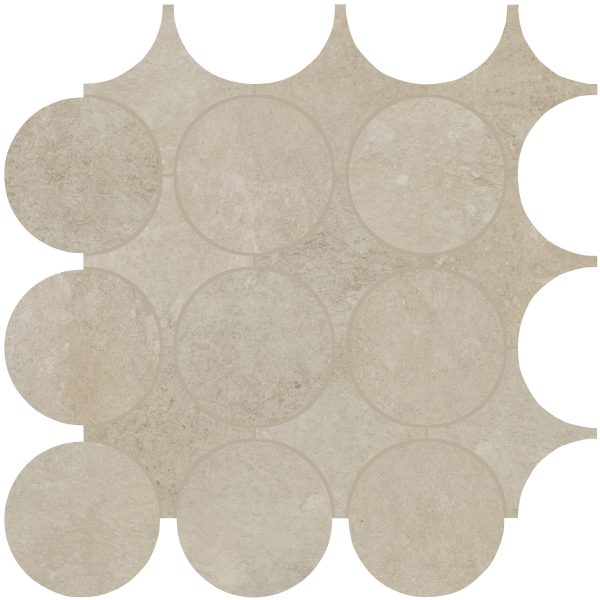 RK11 Beige Square Matte Stepwise Countertop, Floor, Part of: TREAD Pavers Xteriors Program, Wall 