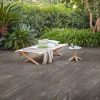 AM33 Voyager Black Xterior Paver Textured Countertop, Floor, Part of: Stone Attache TREAD Pavers Xteriors Program, Wall 