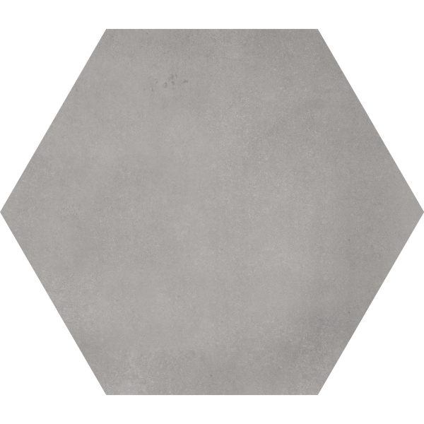 SB32 Memory Grey Hexagon Matte Countertop, Floor, Wall 