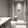 Crosshatch Gray Porcelain Tile  
