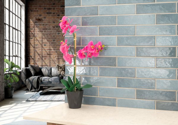 Renzo Denim Ceramic Tile 3x12  