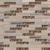 Diamante Brick Glass & Metal Tile  