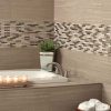Diamante Brick Glass & Metal Tile  