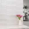 Renzo Dove Ceramic Picket Tile  