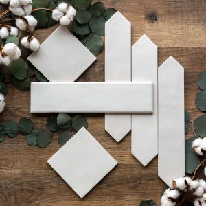 Renzo Dove Ceramic Picket Tile  