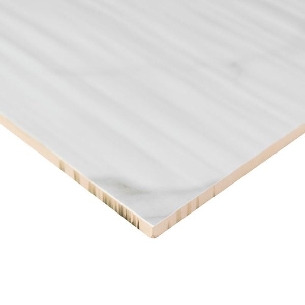 Dymo Statuary Stripe White Tile 12x24  
