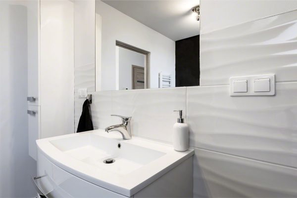 Dymo Wavy White 3d Wall Tile  
