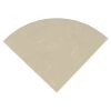 Engineered Beige 9" Radius Cornershelf Polished   Engineered Beige 9" Radius Cornershelf Polished