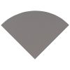 Engineered Gray 18" Radius Seat Polished   Engineered Gray 18" Radius Seat Polished