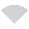 Engineered White 18" Radius Seat Polished  