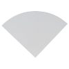 Engineered White 9" Radius Cornershelf Polished   Engineered White 9" Radius Cornershelf Polished