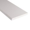 Engineered White Marble 6x37x0.62 Polished Single Beveled  