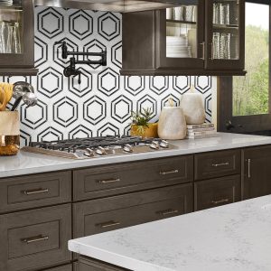 Georama Nero Geometric Tile  