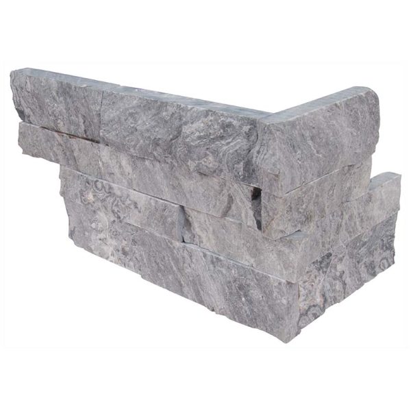 Glacial Grey Marble Stacked Stone  
