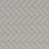 Gray Glossy Herringbone Tile  