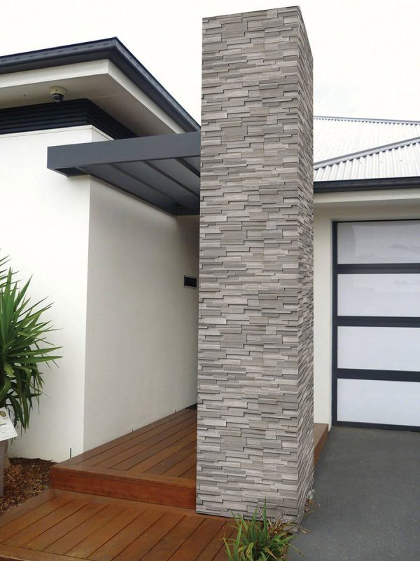 Gray Oak 3d Stacked Stone  