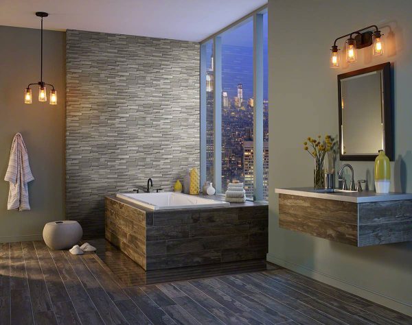 Gray Oak 3d Stacked Stone  