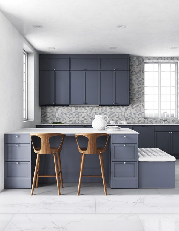 Harlow Cube Pattern Mosaic Tile  