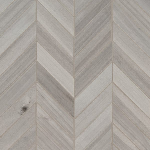 Havenwood Platinum Chevron Mosaic 12x15  